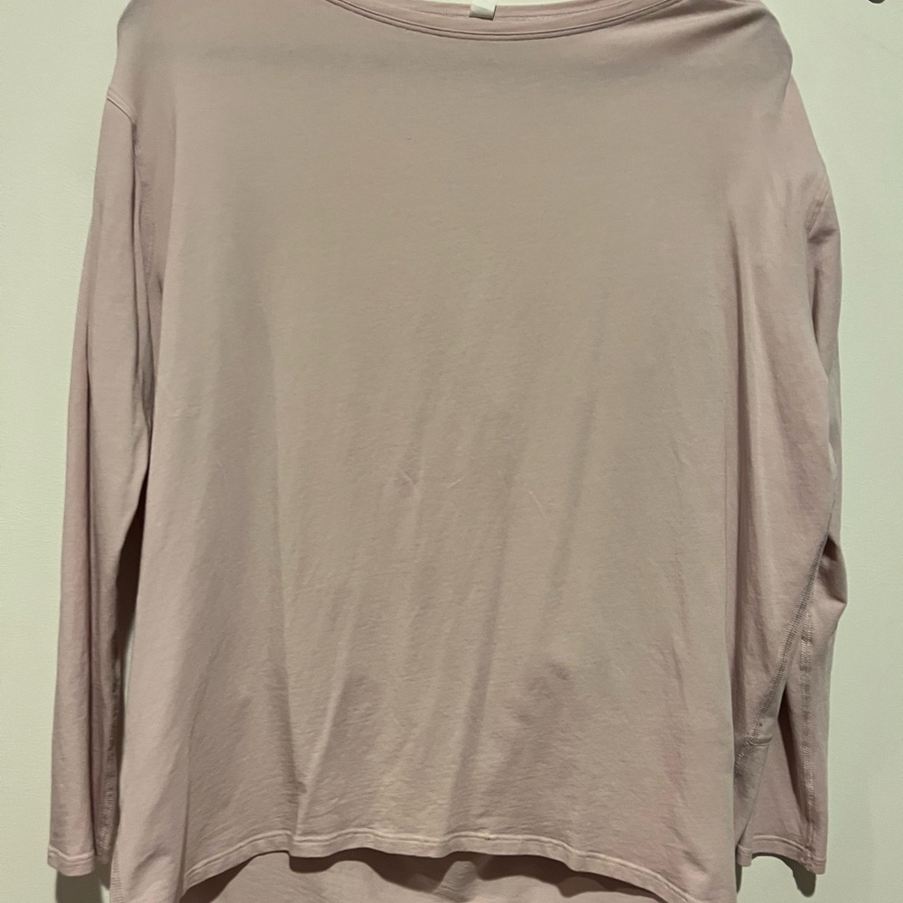 lululemon athletica Blush Long Sleeve Top